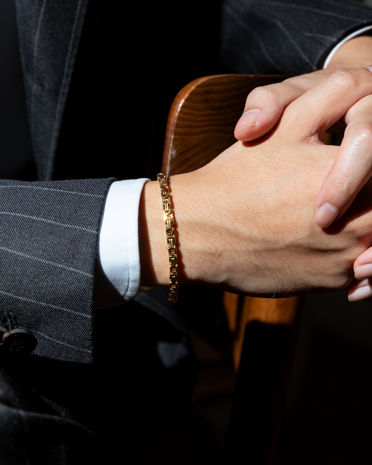 Stainless Byzantine Bracelet - Mark & Metal