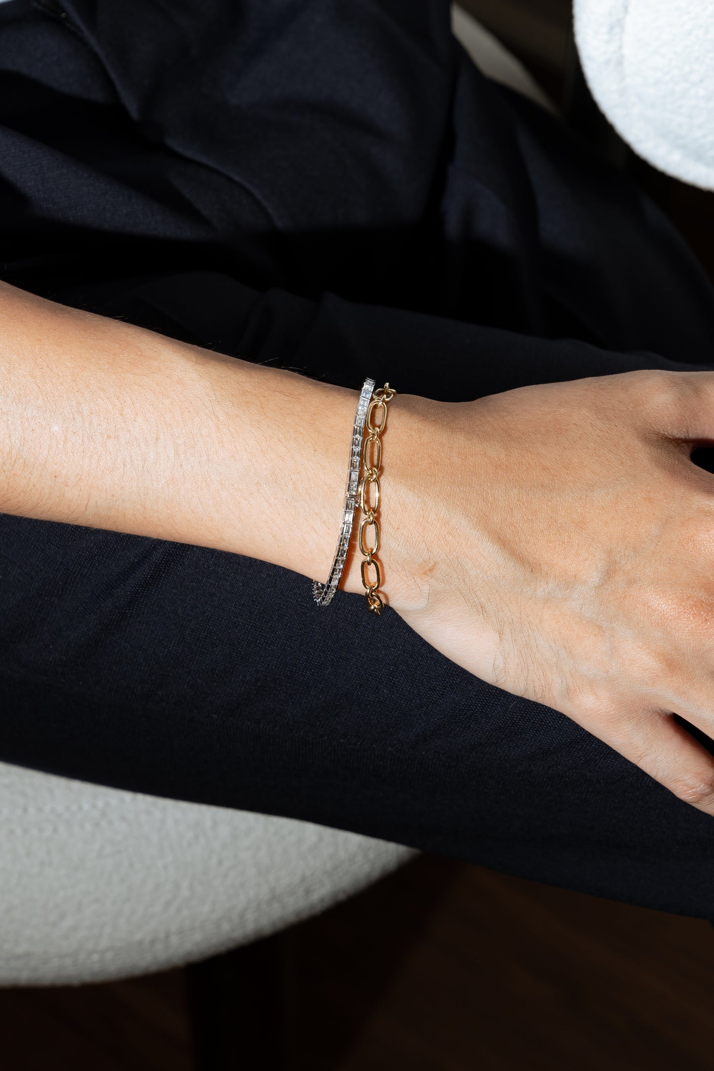 Baguette Diamond Bracelet