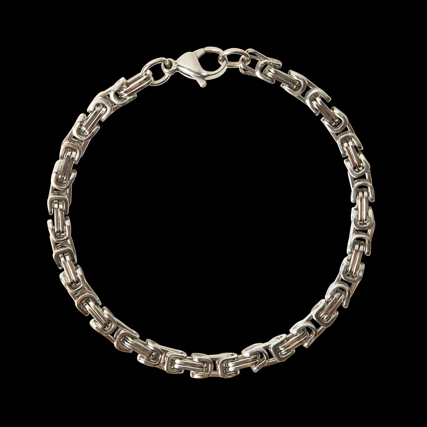 Stainless Byzantine Bracelet - Mark & Metal