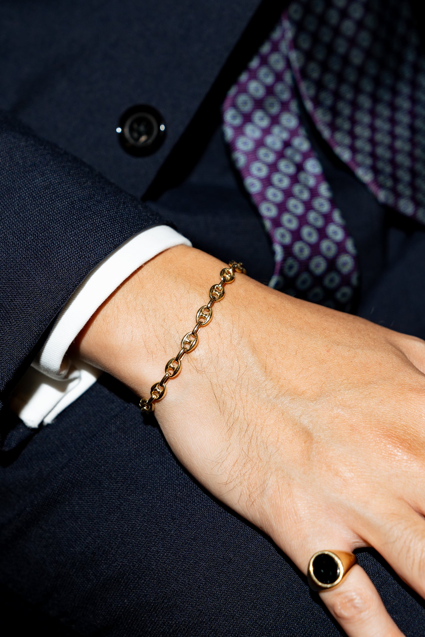 Mariner Link Bracelet (9K Yellow Gold)