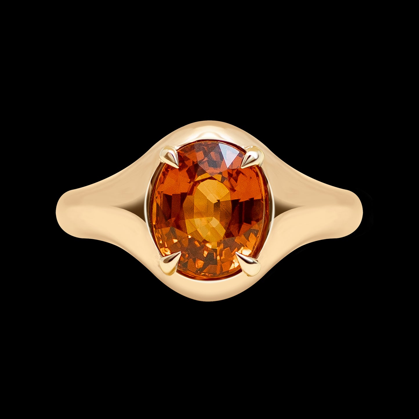 The Power Ring (Yellow Sapphire)