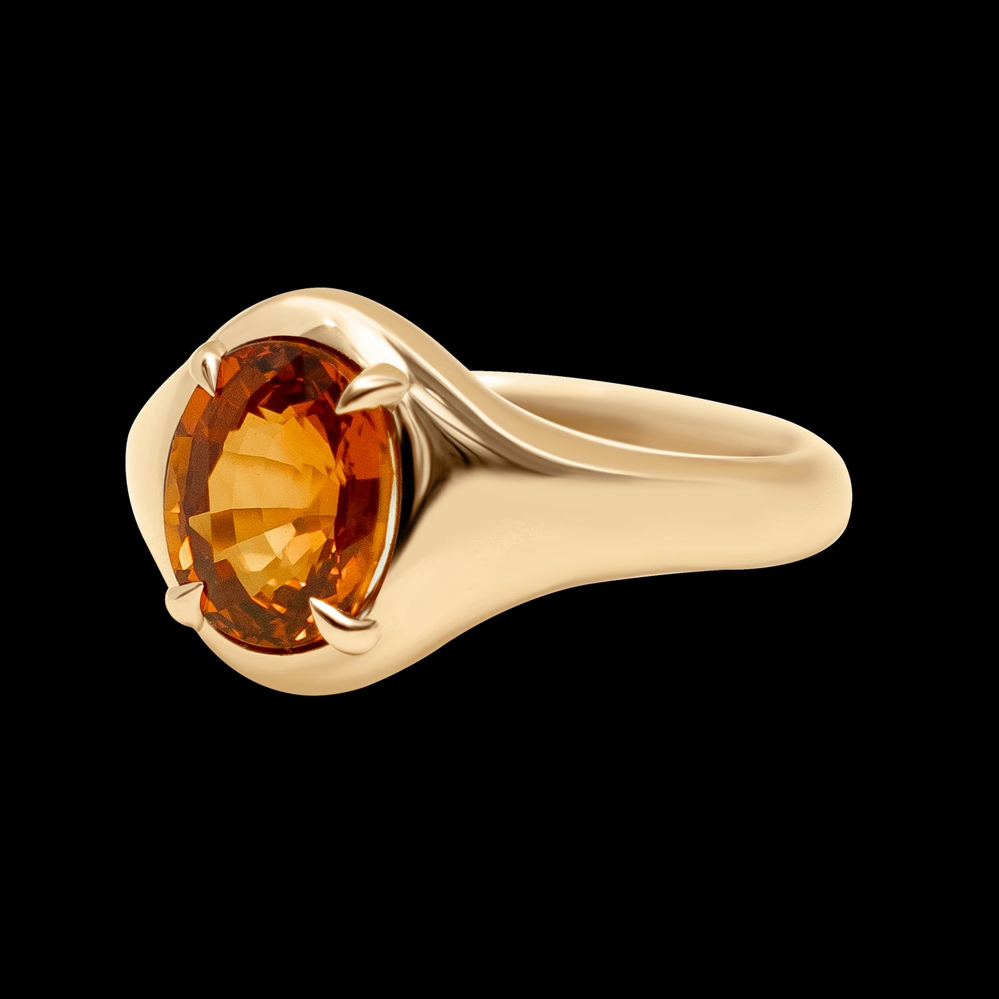 The Power Ring (Yellow Sapphire)