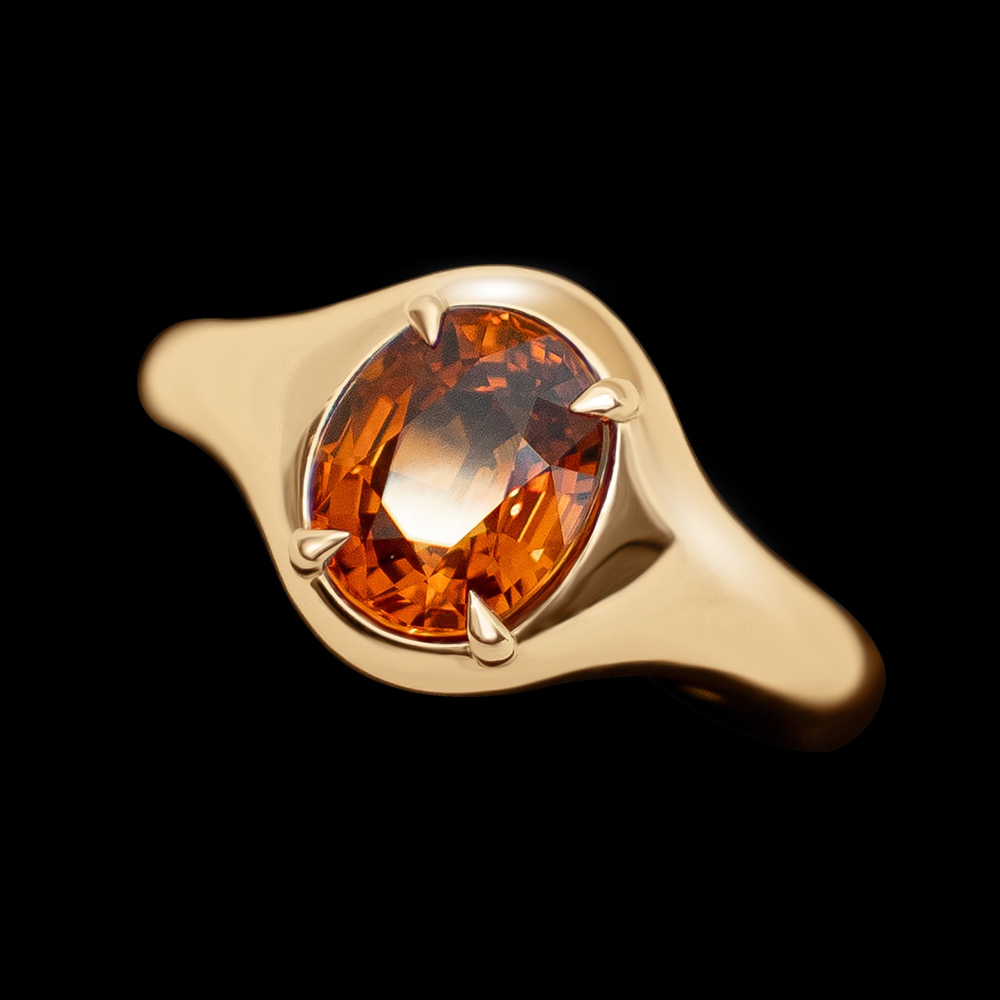 The Power Ring (Yellow Sapphire)