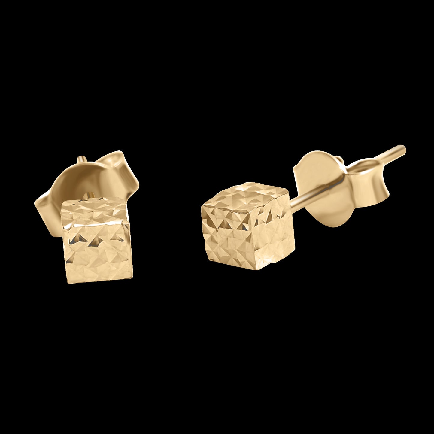 750 Box Stud Earring
