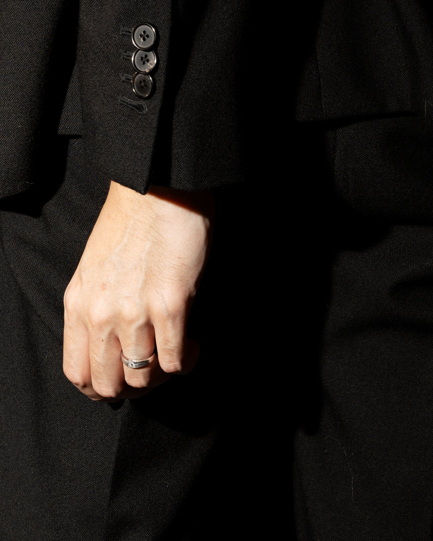 The Echelon Band (White Gold)