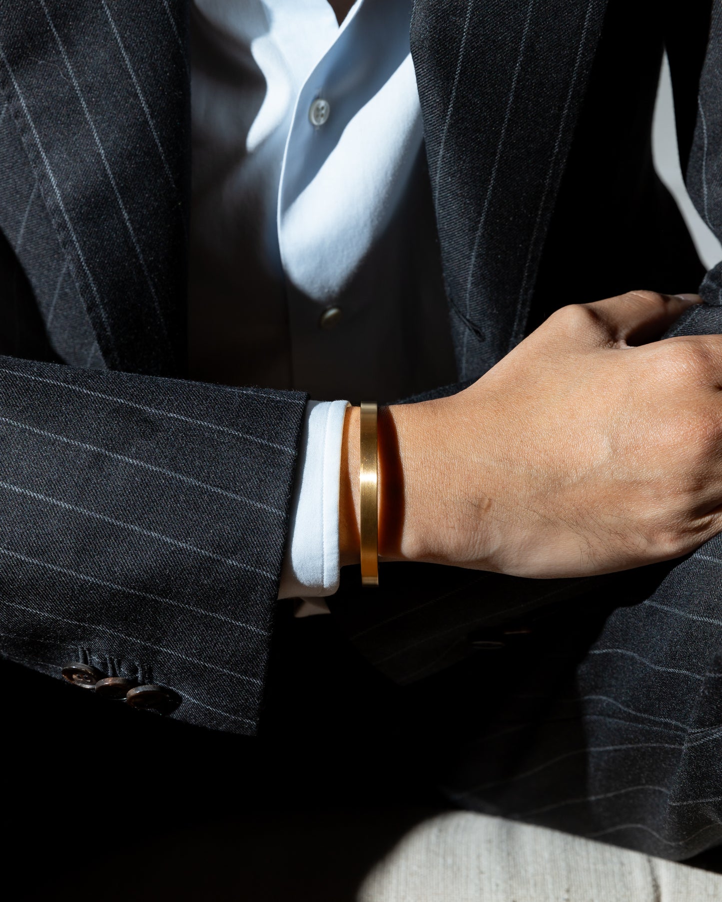 Gold Tone Bracelet - Mark & Metal