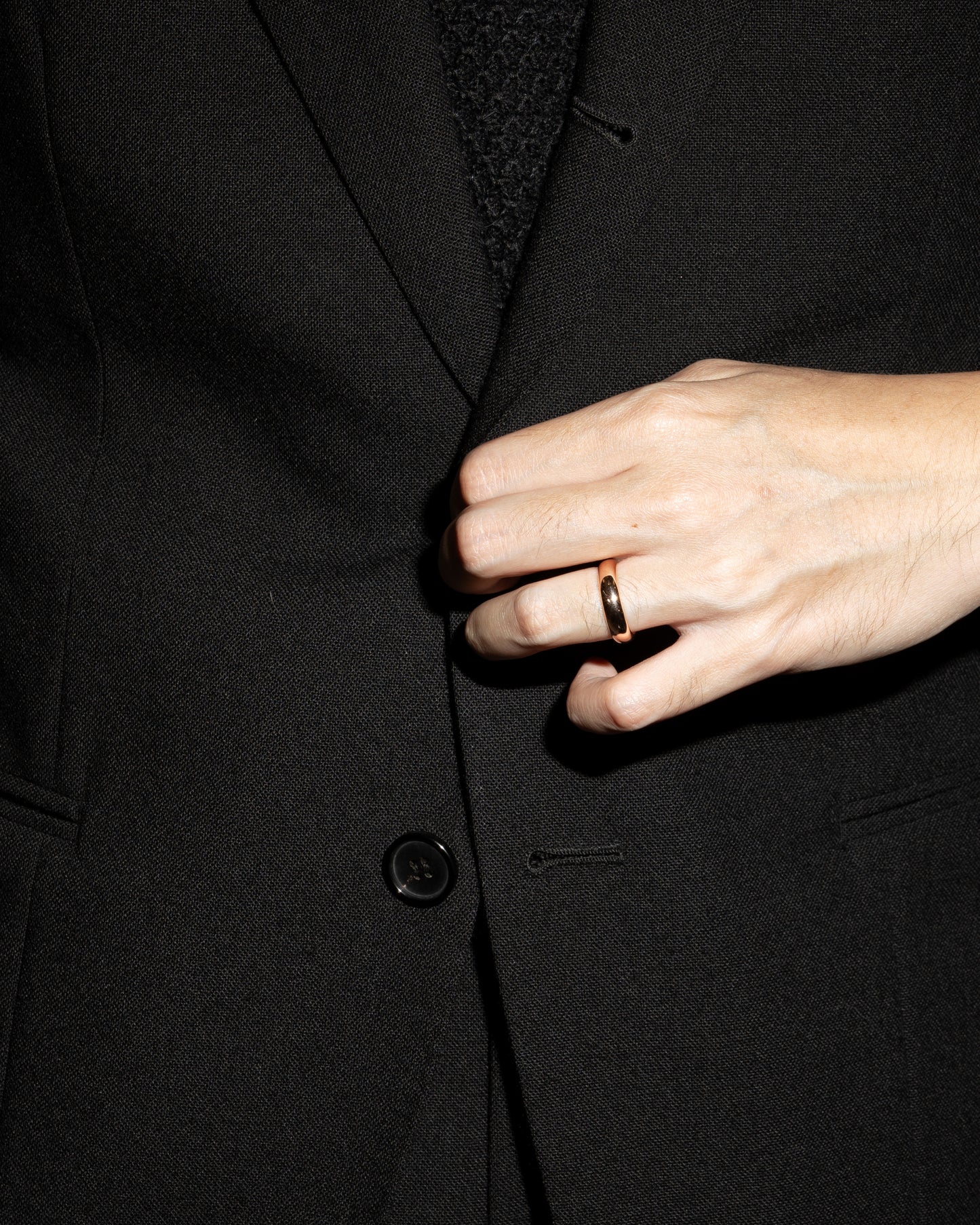 Classic Wedding Band - Pink Gold