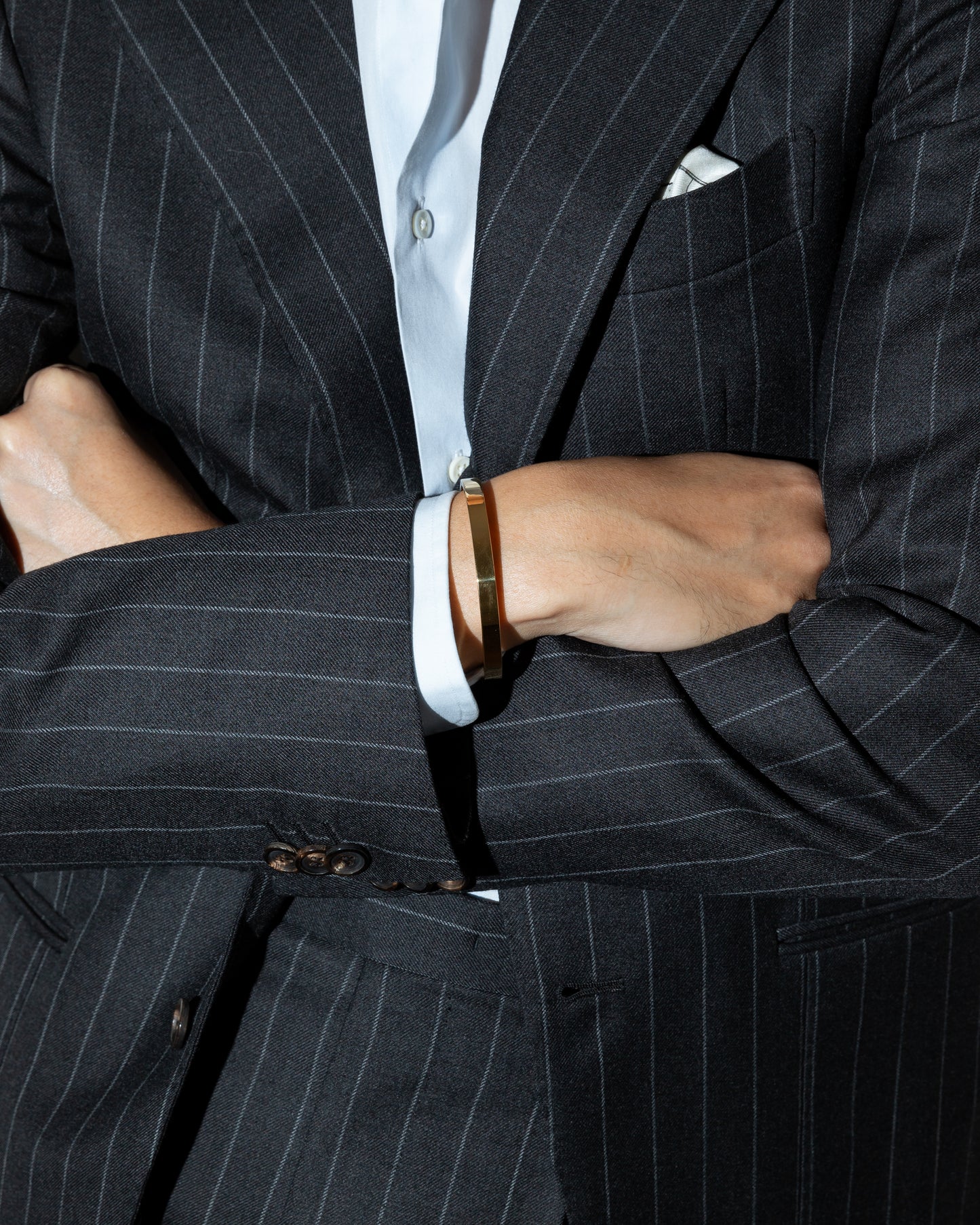 Gold Tone Bracelet - Mark & Metal