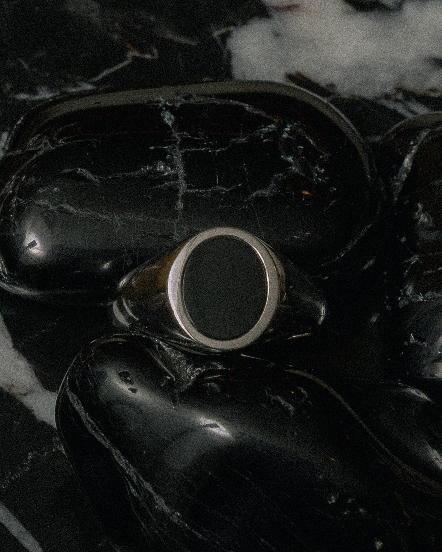 Sterling Silver Onyx Signet Ring