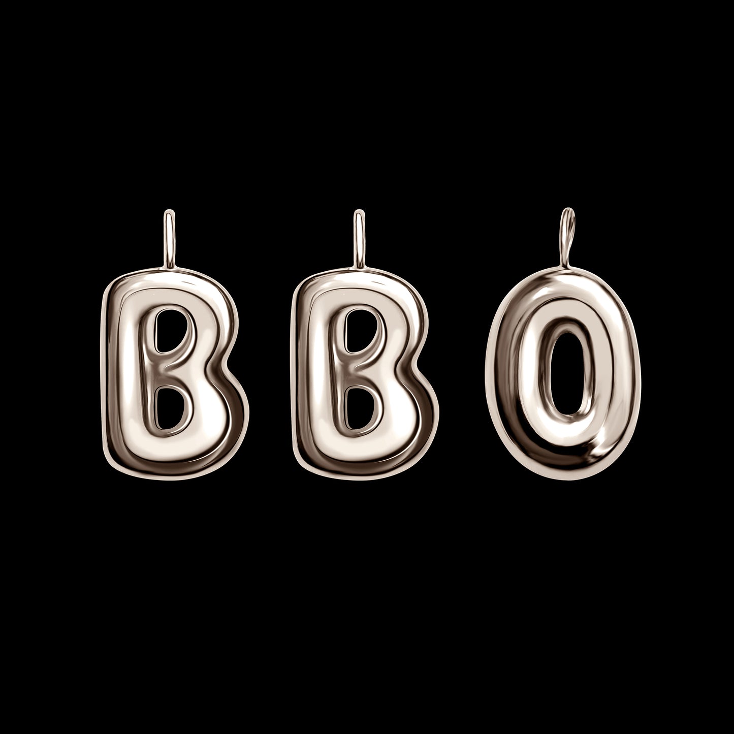 The Initial Series - 18K White Gold