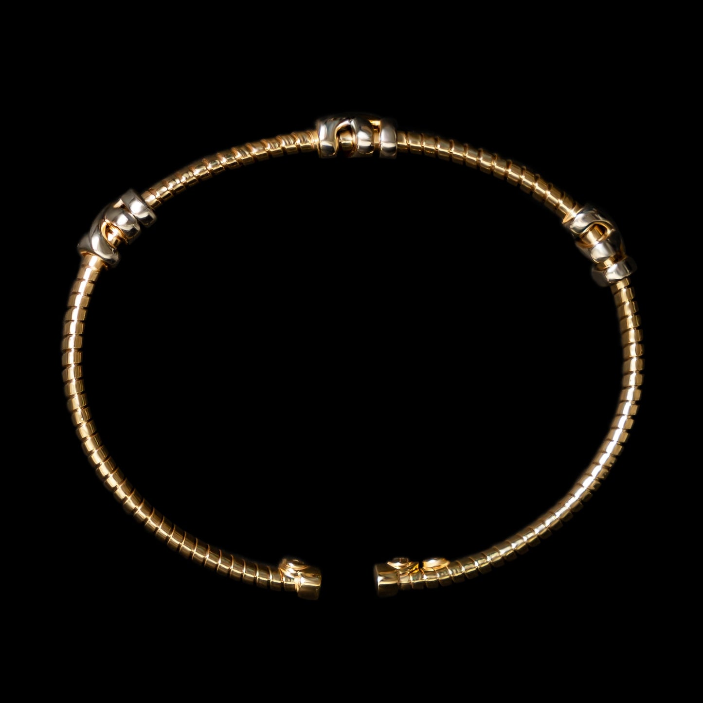 Imperium Cuff (Yellow and White Gold Vermeil)