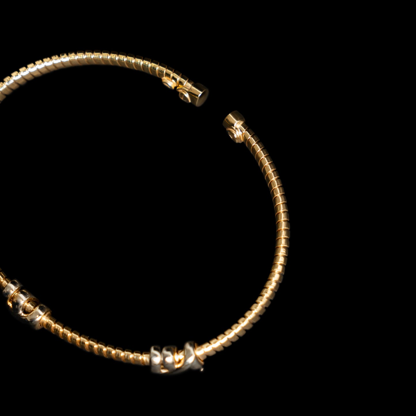 Imperium Cuff (Yellow and White Gold Vermeil)