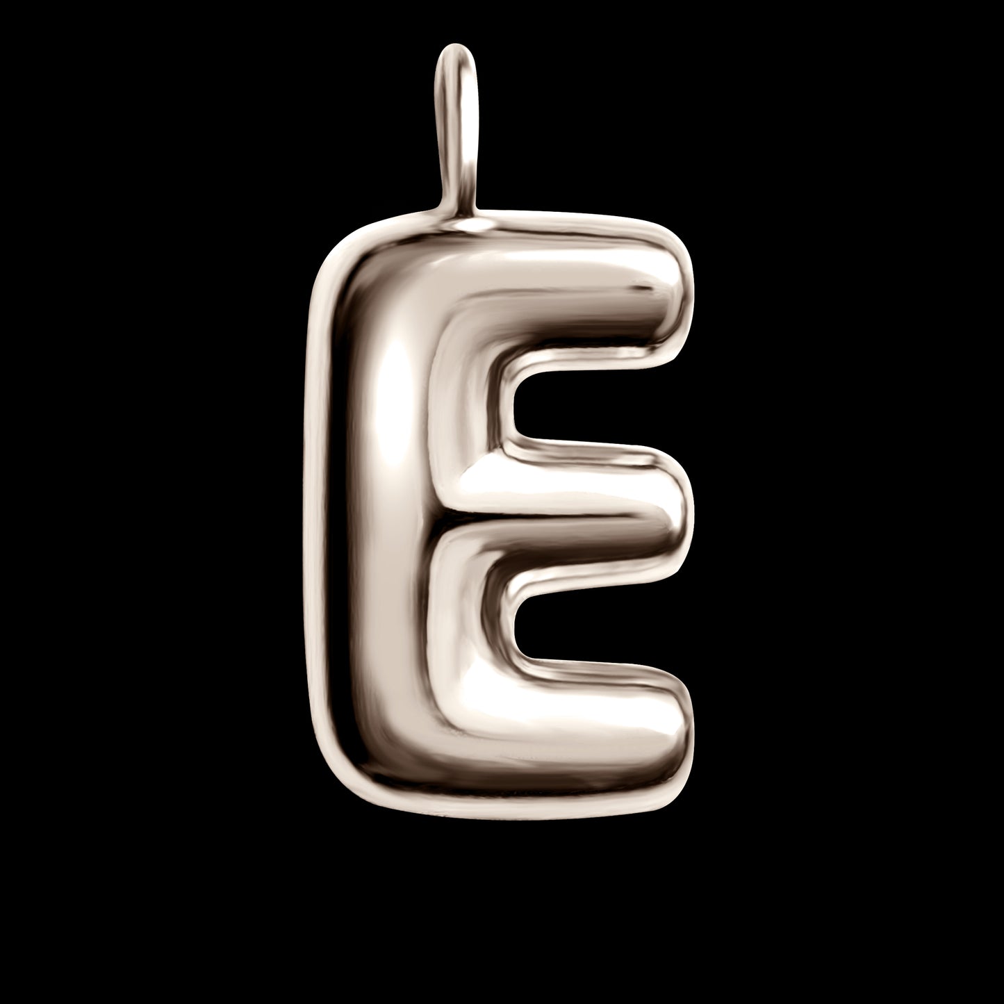 The Initial Series - Sterling Silver White Gold Vermeil