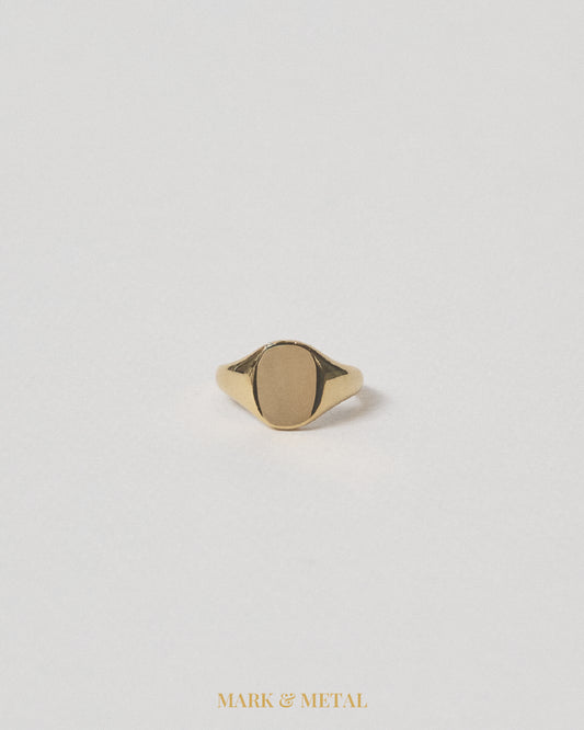Mark & Metal Oval Signet Ring - Mark & Metal