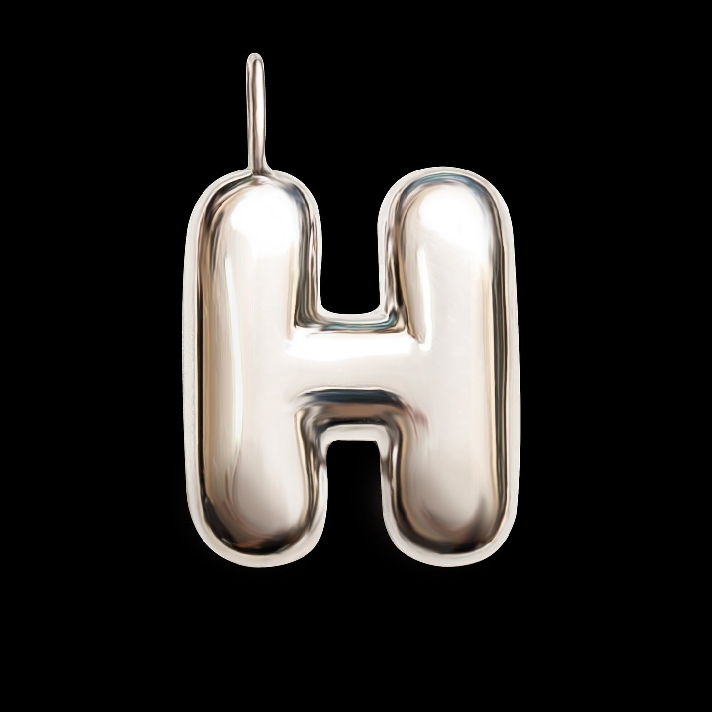 The Initial Series - Sterling Silver White Gold Vermeil