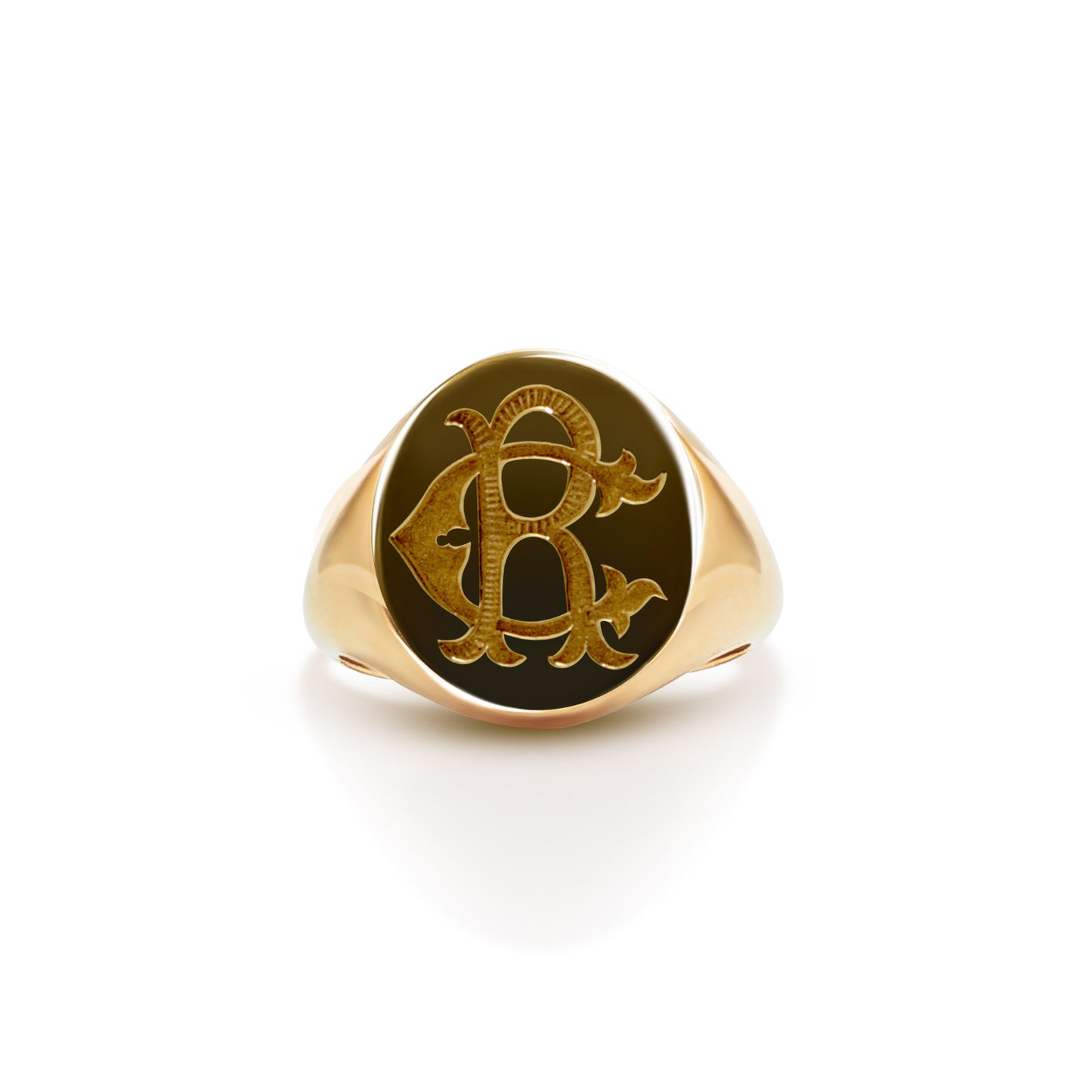 The Wedding Signet Ring - Yellow Gold