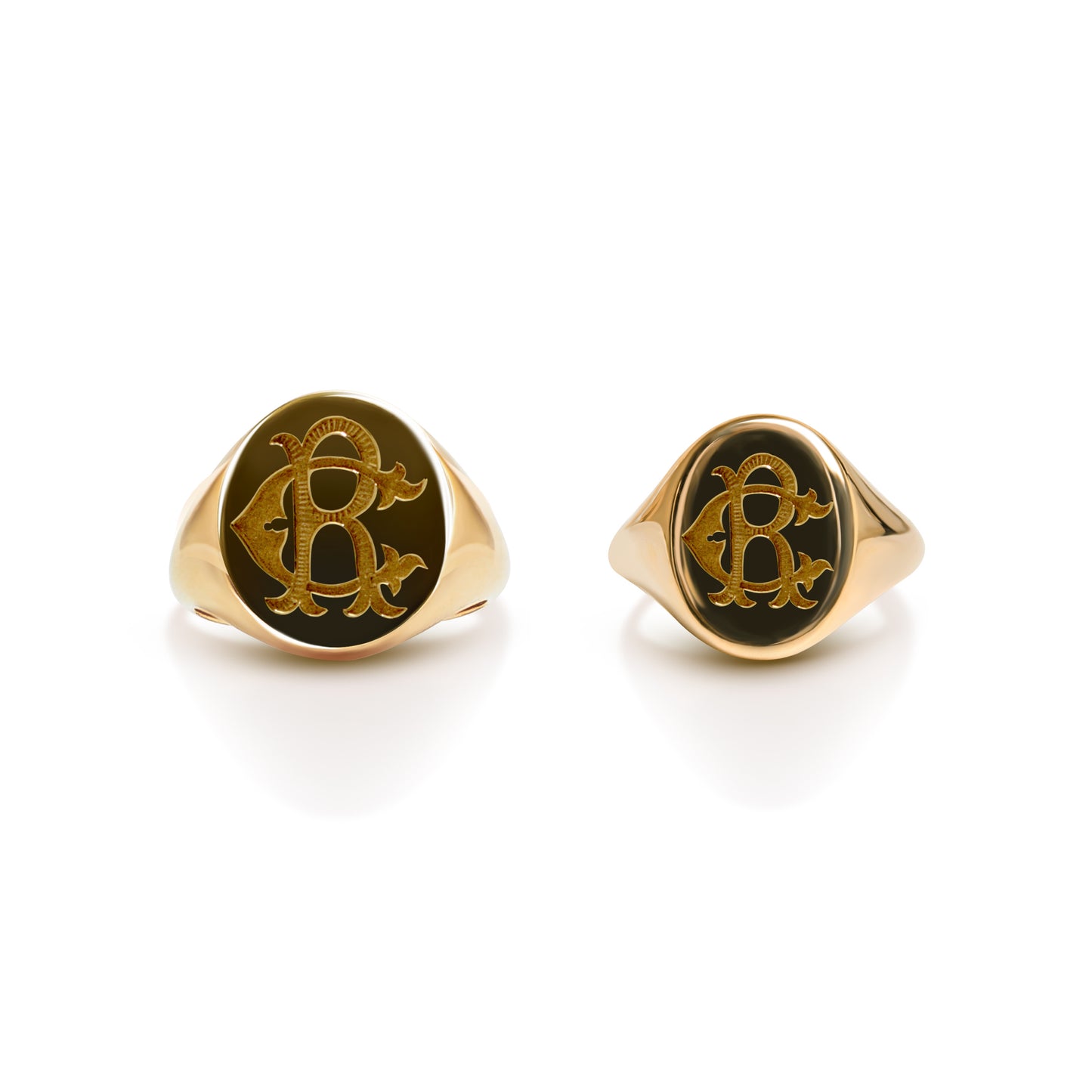 The Wedding Signet Ring - Yellow Gold