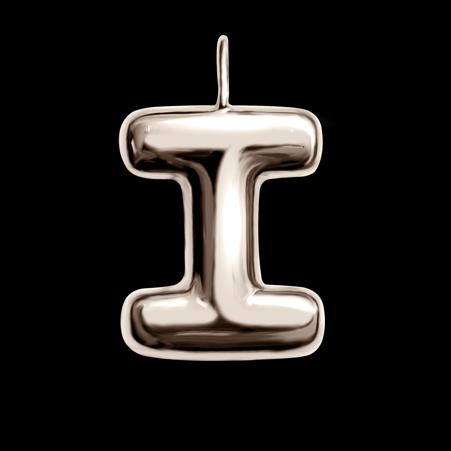 The Initial Series - Sterling Silver White Gold Vermeil