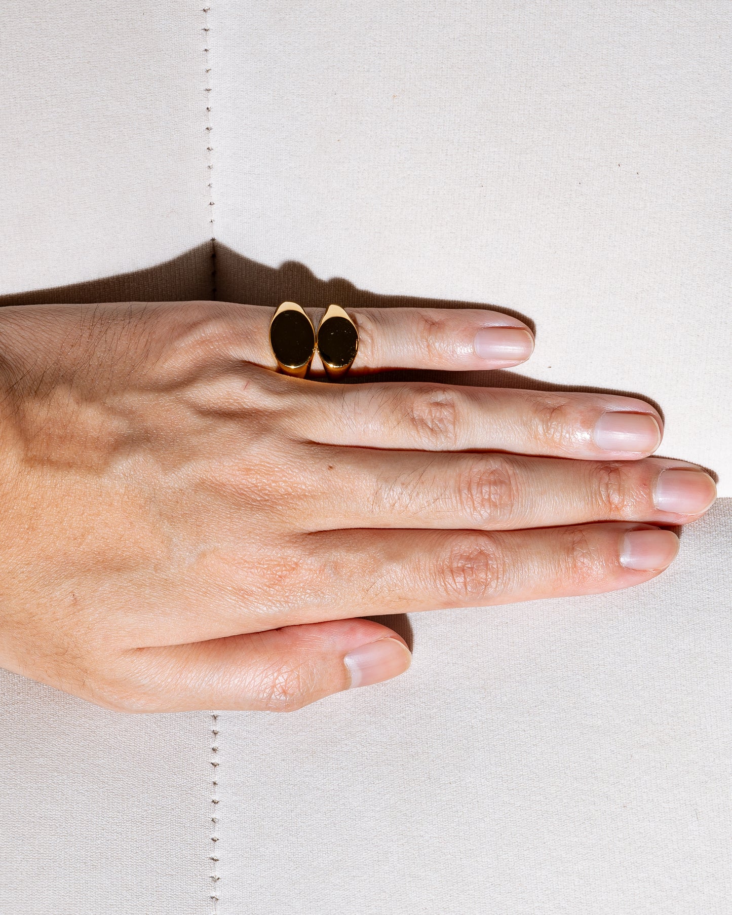 Sterling Silver Landscape Oval Signet Ring