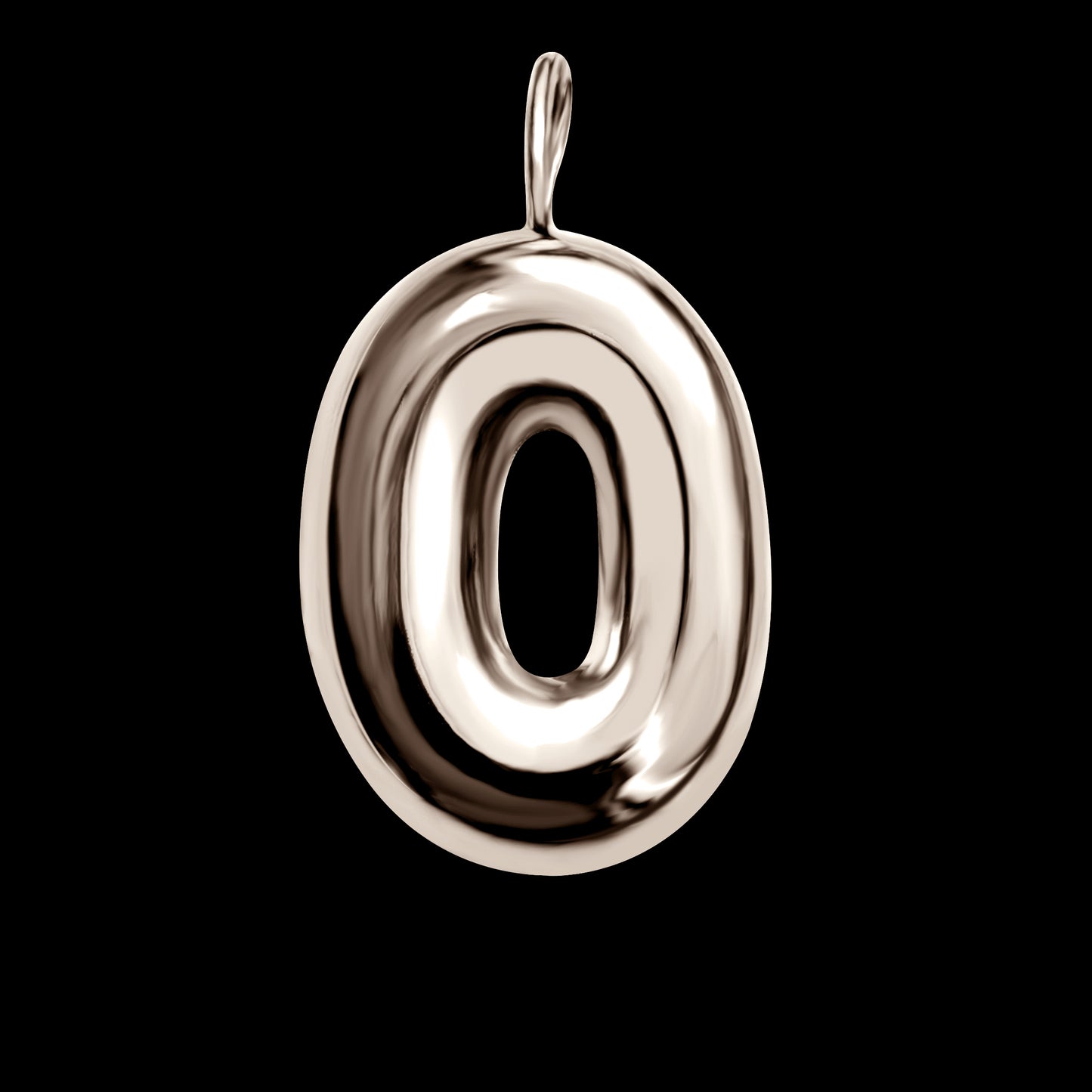 The Initial Series - Sterling Silver White Gold Vermeil