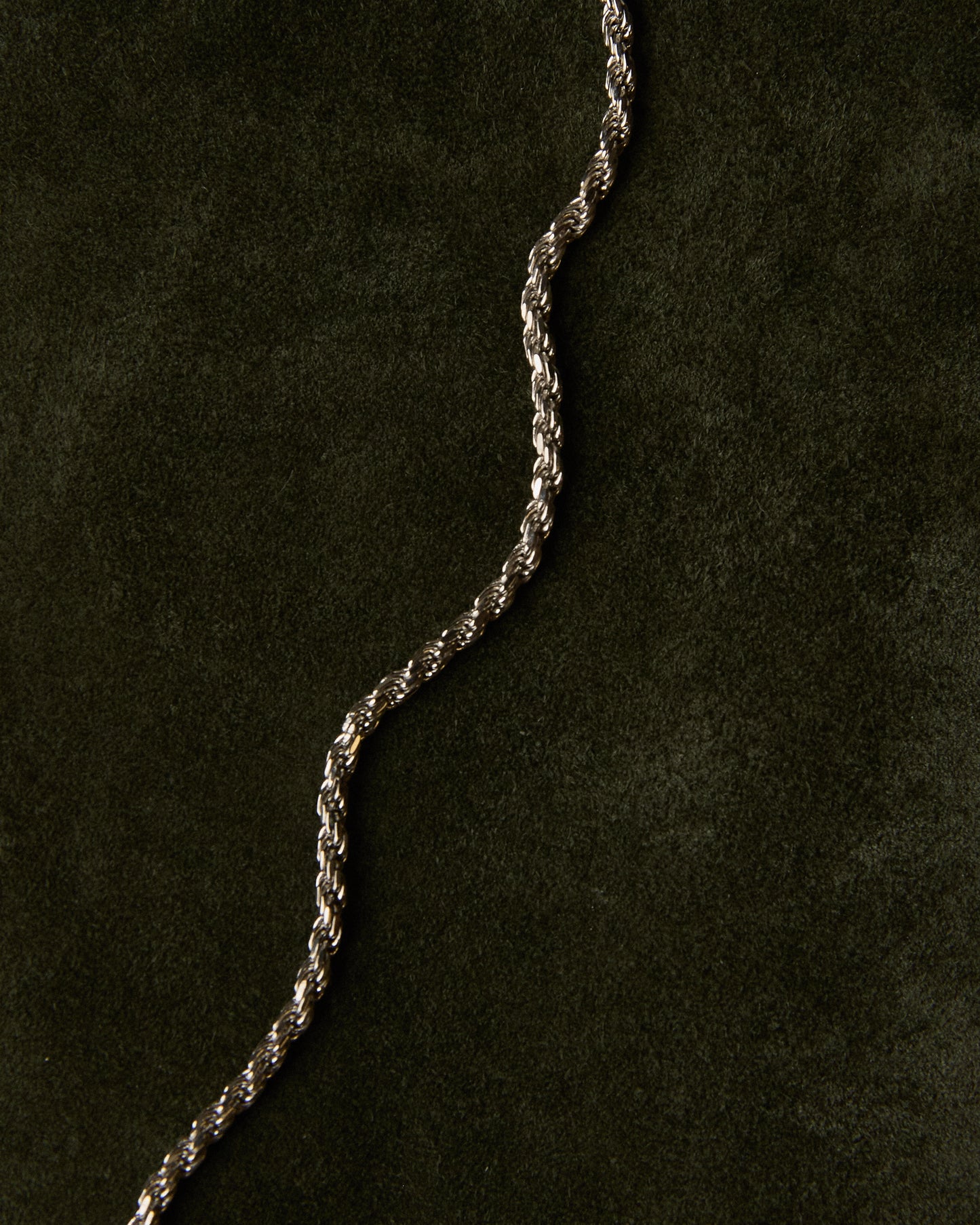 The Rope Chain Necklace (Sterling Silver)