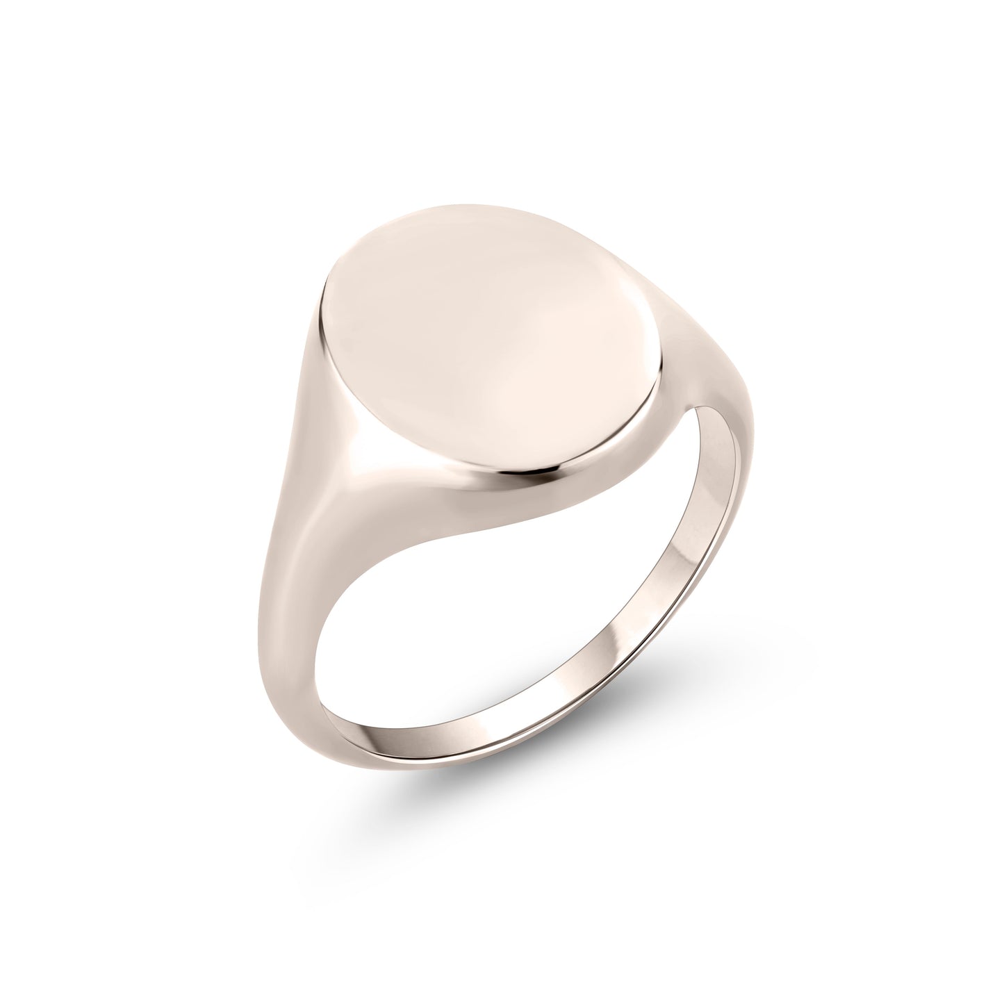Sterling Silver Oxford Oval Signet Ring