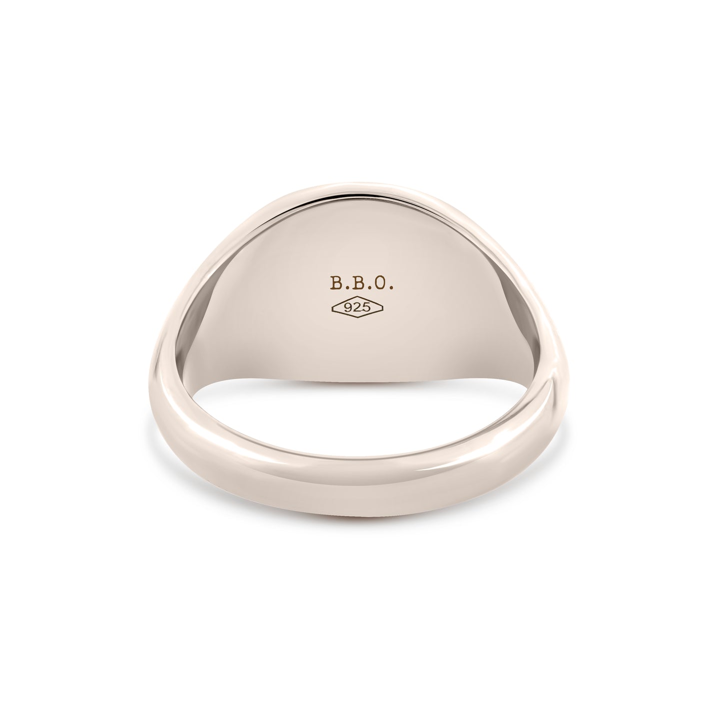Sterling Silver Landscape Oval Signet Ring