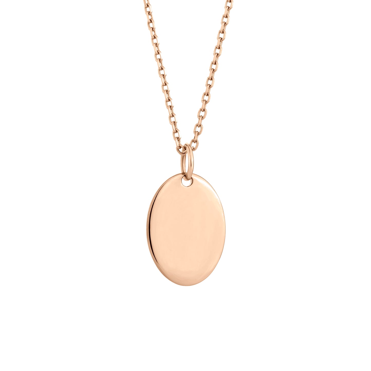 Oval Pendant (18K Rose Gold)