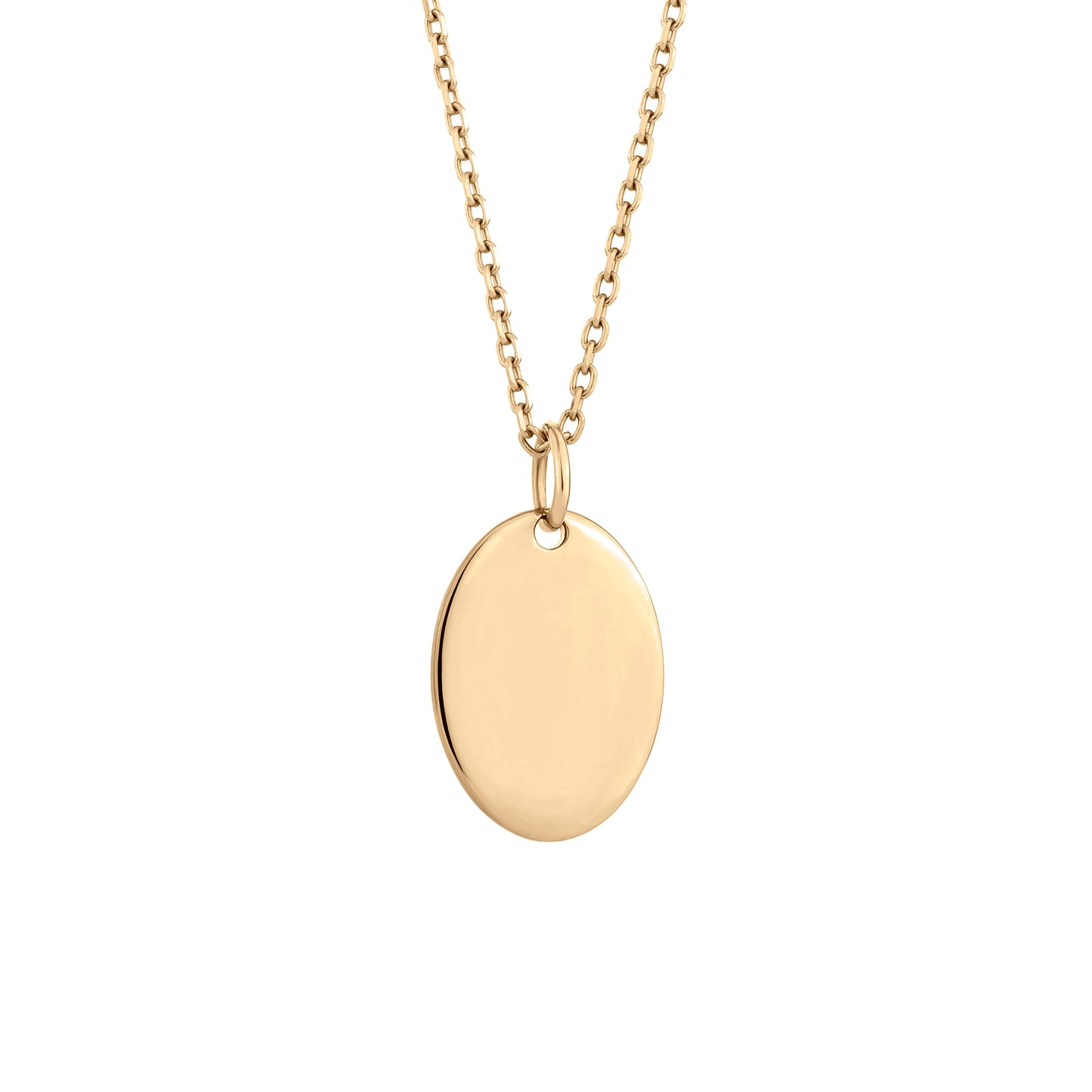 Oval Pendant (18K Yellow Gold)