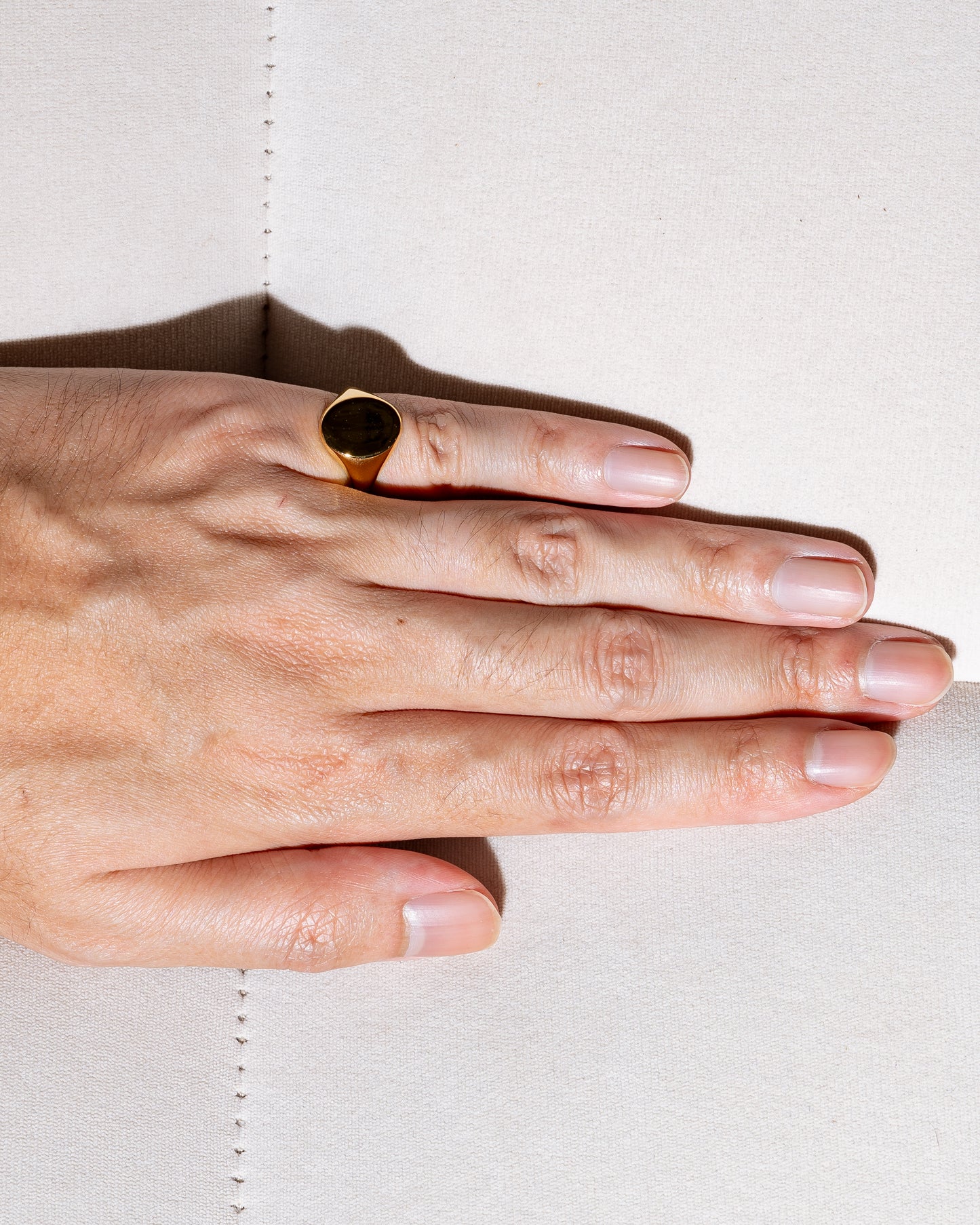 Sterling Silver Oxford Oval Signet Ring