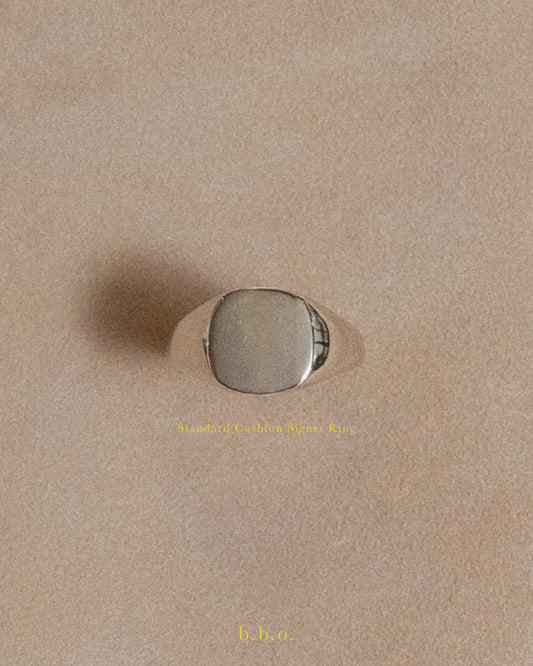 Cushion Signet Ring