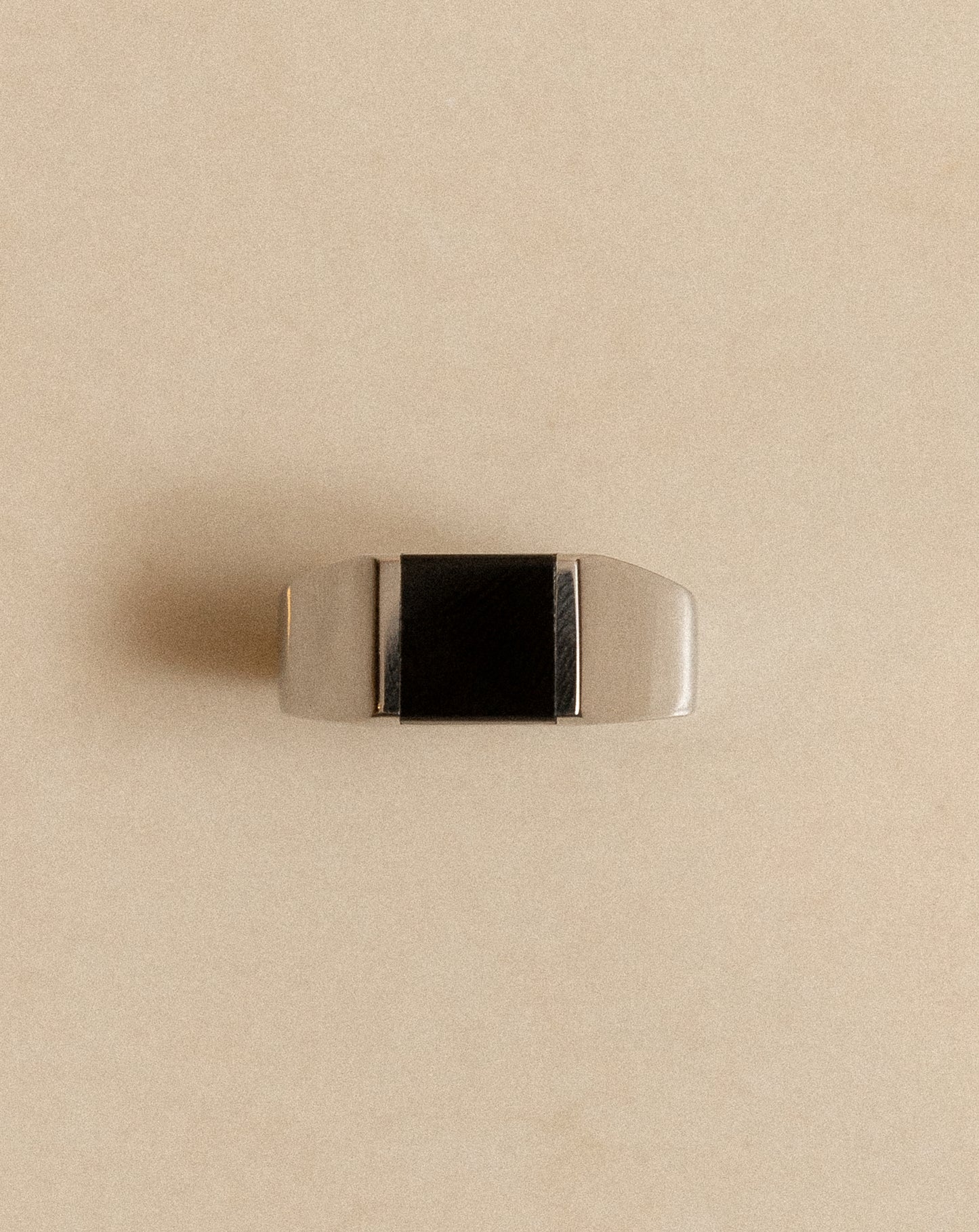 Onyx Square Ring - Mark & Metal