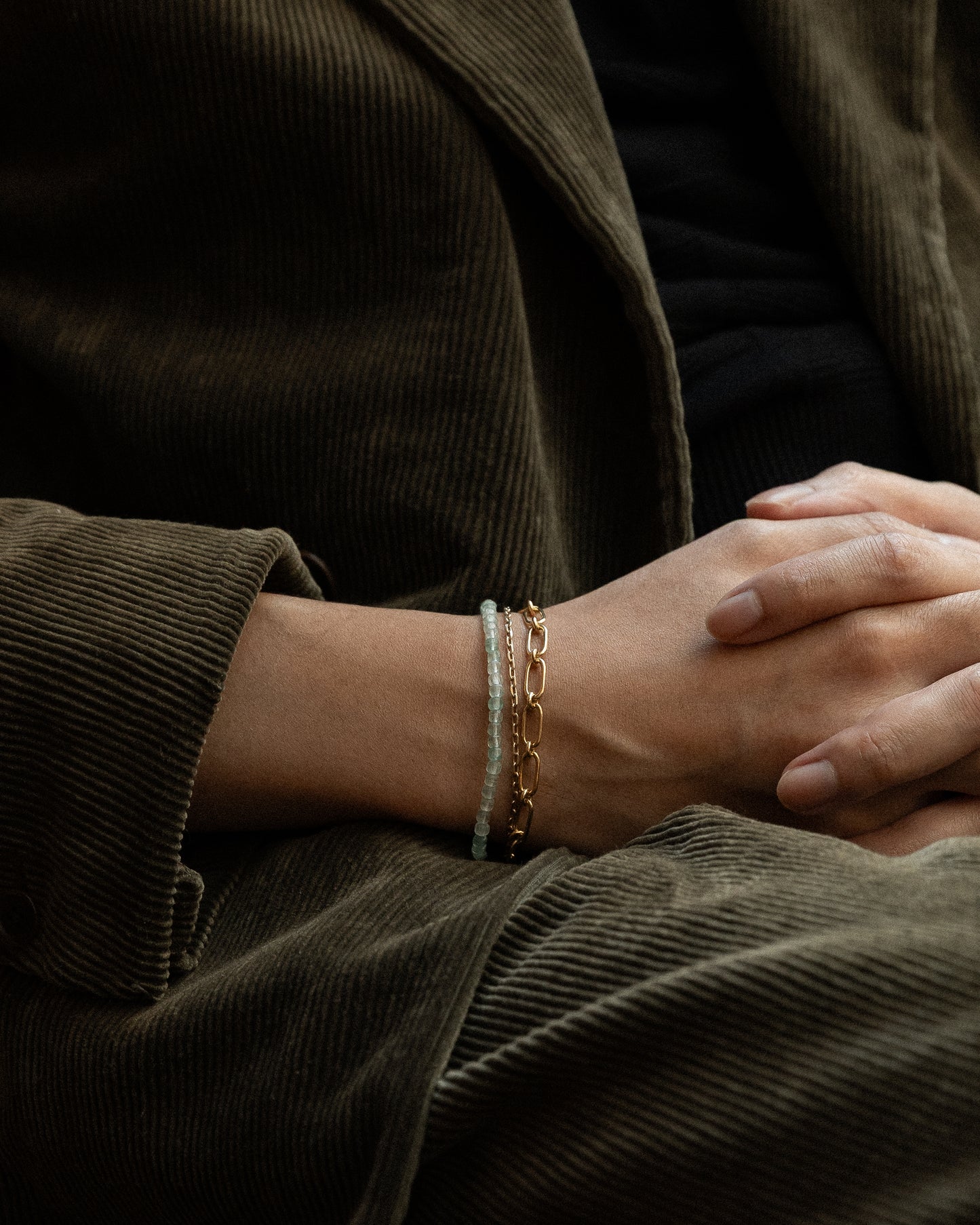 The May - Green Aventurine Bracelet (~3mm)