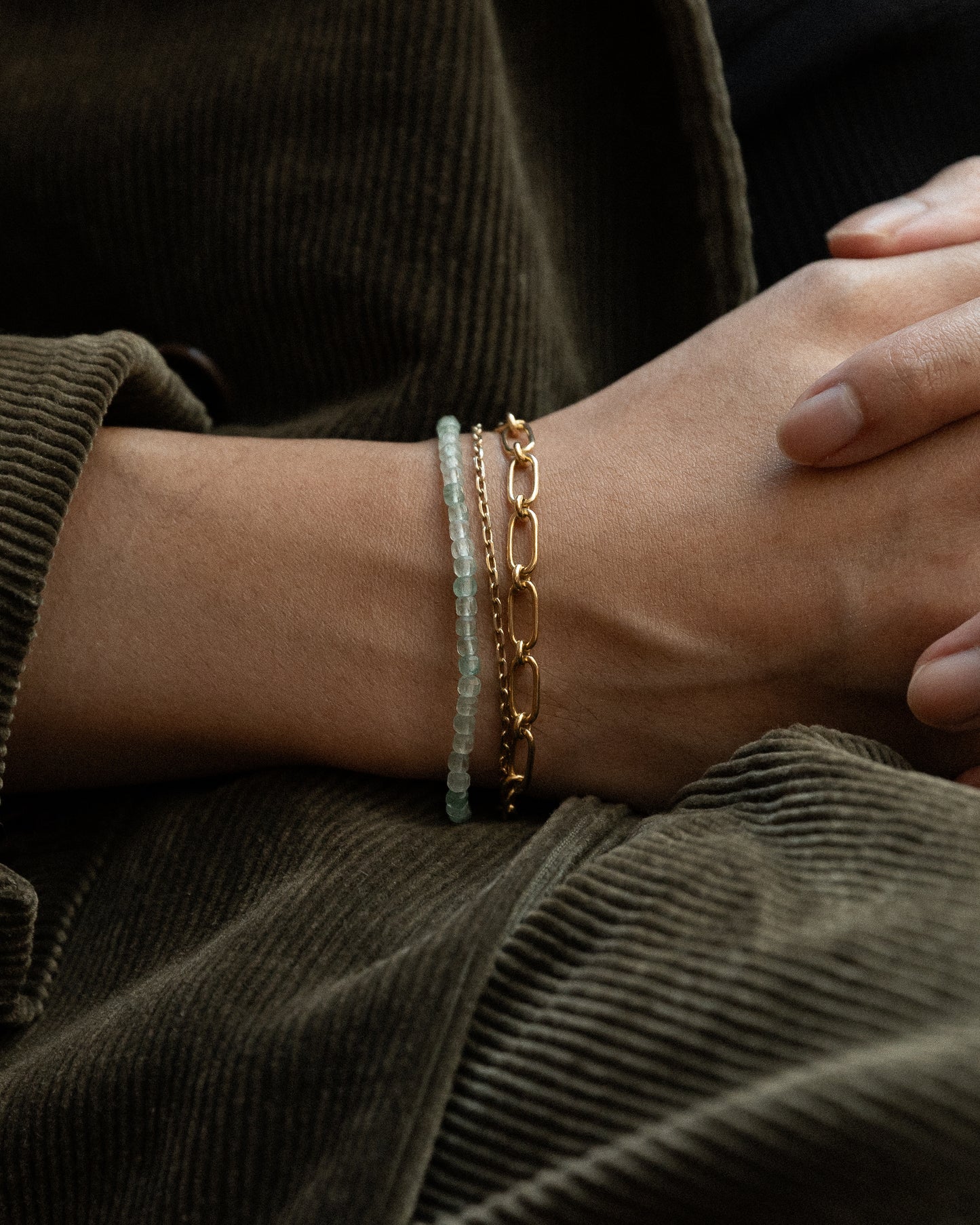 The May - Green Aventurine Bracelet (~3mm)