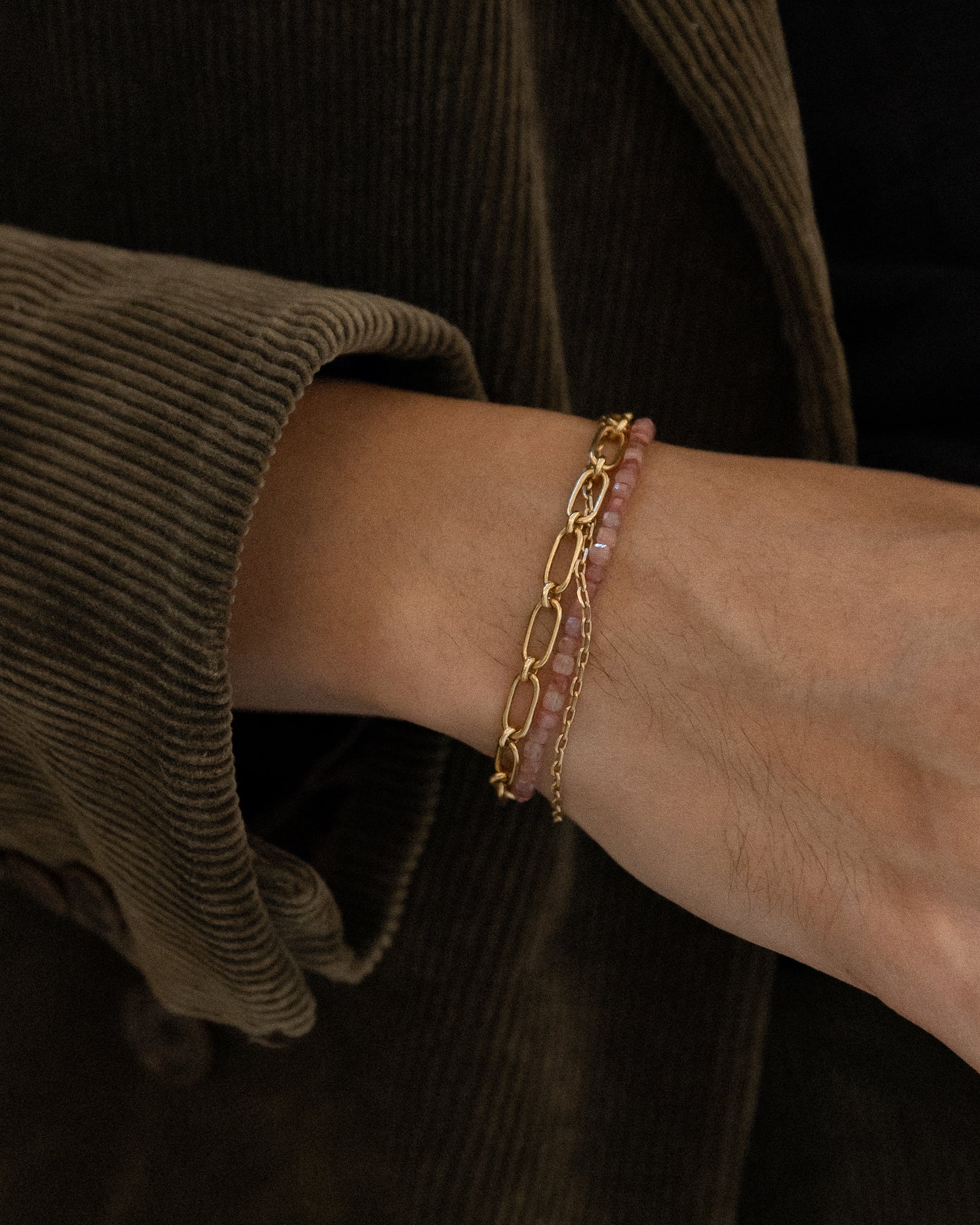 The November - Sunstone Bracelet (~3mm)