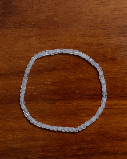 The April - Moonstone Bracelet (~3mm)