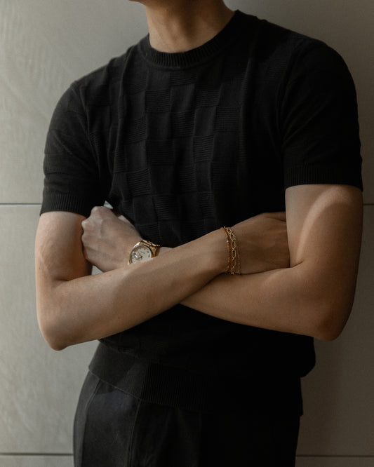 The January - Hessonite Garnet Bracelet (~2.5mm)