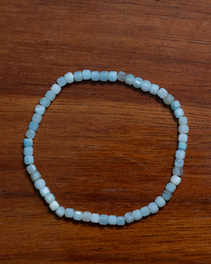 The June - Amazonite Bracelet (~3mm)