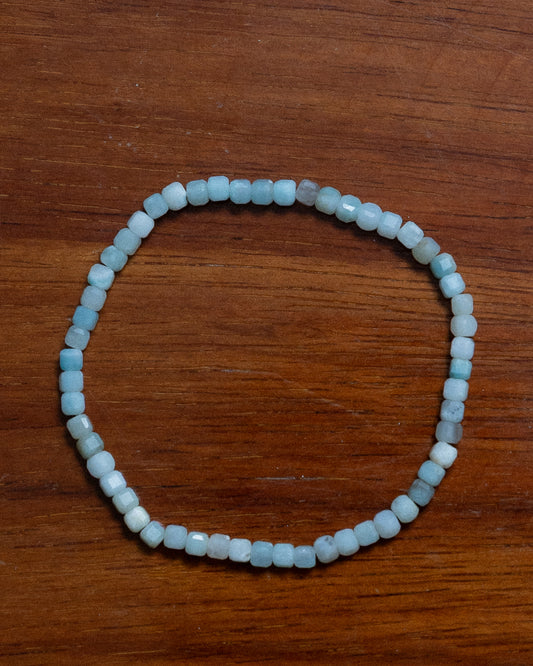 The June - Amazonite Bracelet (~3mm)