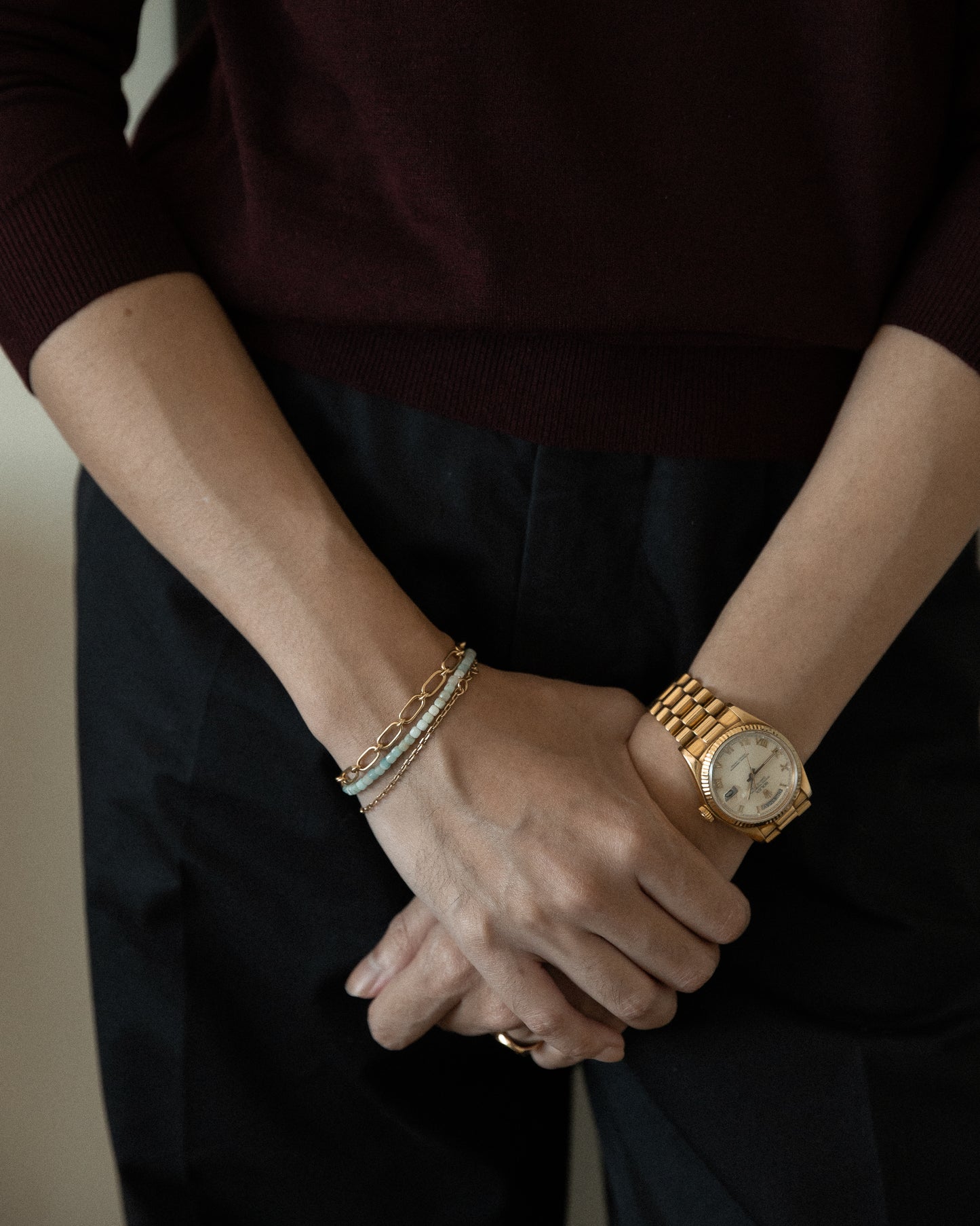 The June - Amazonite Bracelet (~3mm)