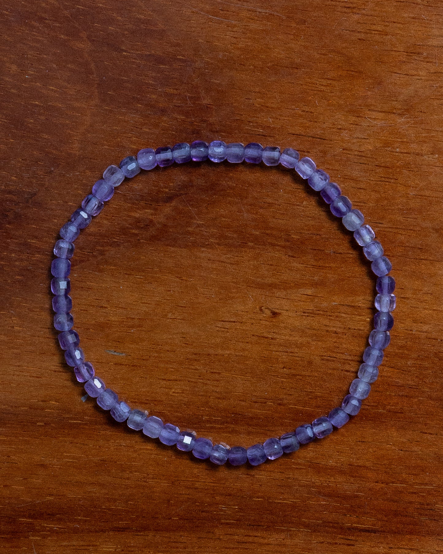 The February - Amethyst Bracelet (~3mm)