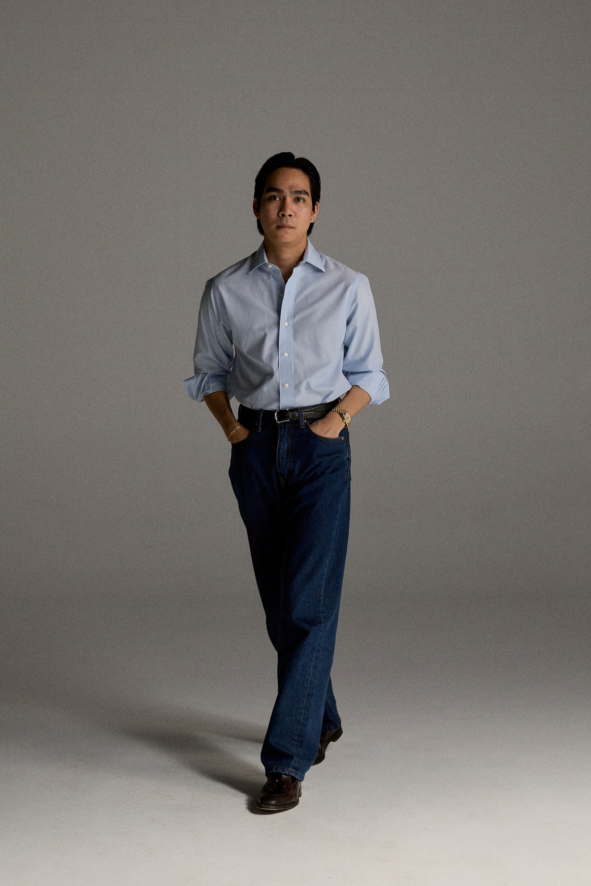 bound by oath No. 01 Straight Jeans — Indigo