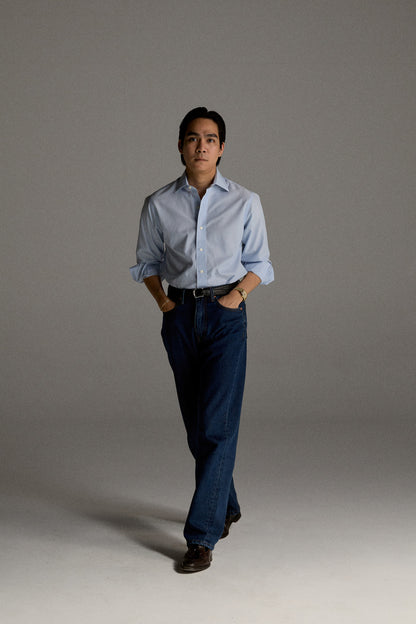 bound by oath No. 01 Straight Jeans — Indigo
