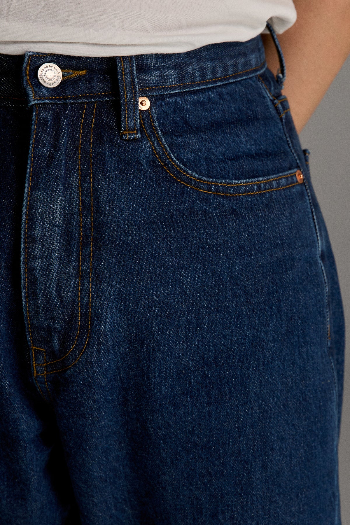 bound by oath No. 01 Straight Jeans — Indigo