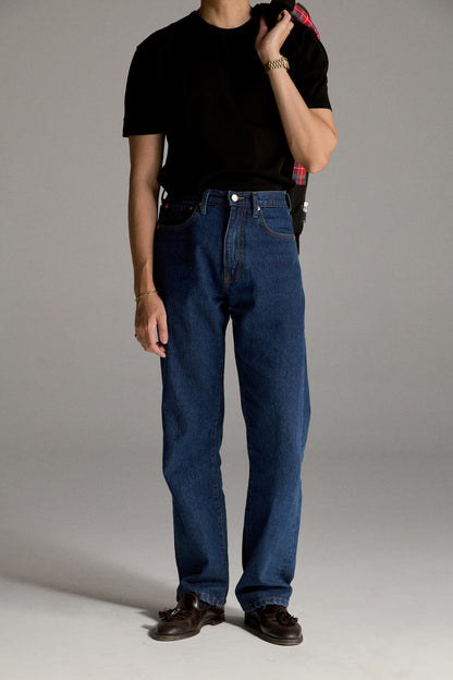 bound by oath No. 01 Straight Jeans — Indigo