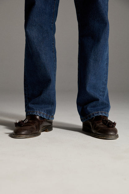 bound by oath No. 01 Straight Jeans — Indigo