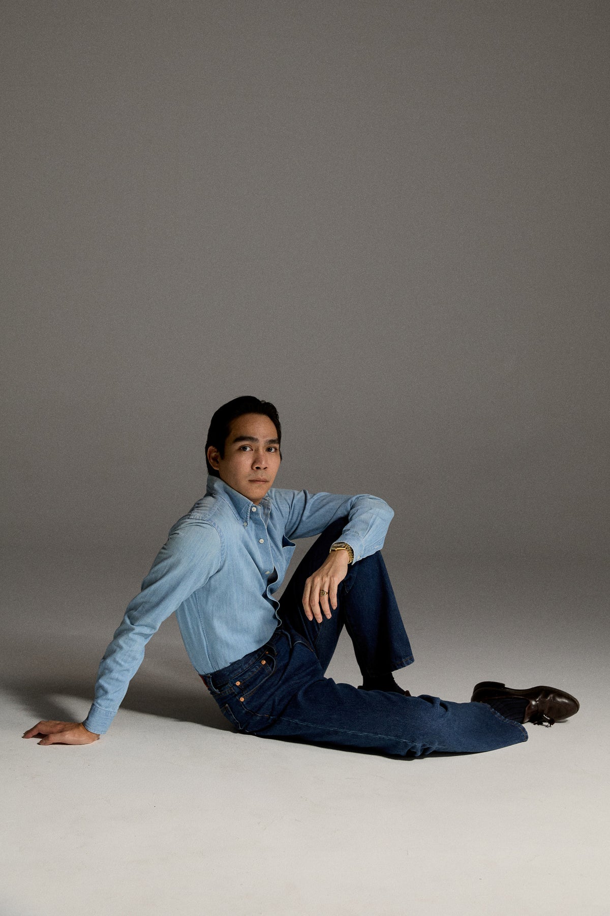 bound by oath No. 01 Straight Jeans — Indigo