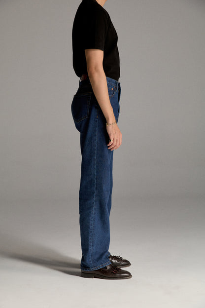 bound by oath No. 01 Straight Jeans — Indigo