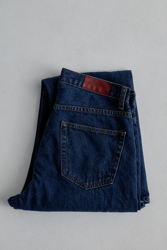 bound by oath No. 01 Straight Jeans — Indigo