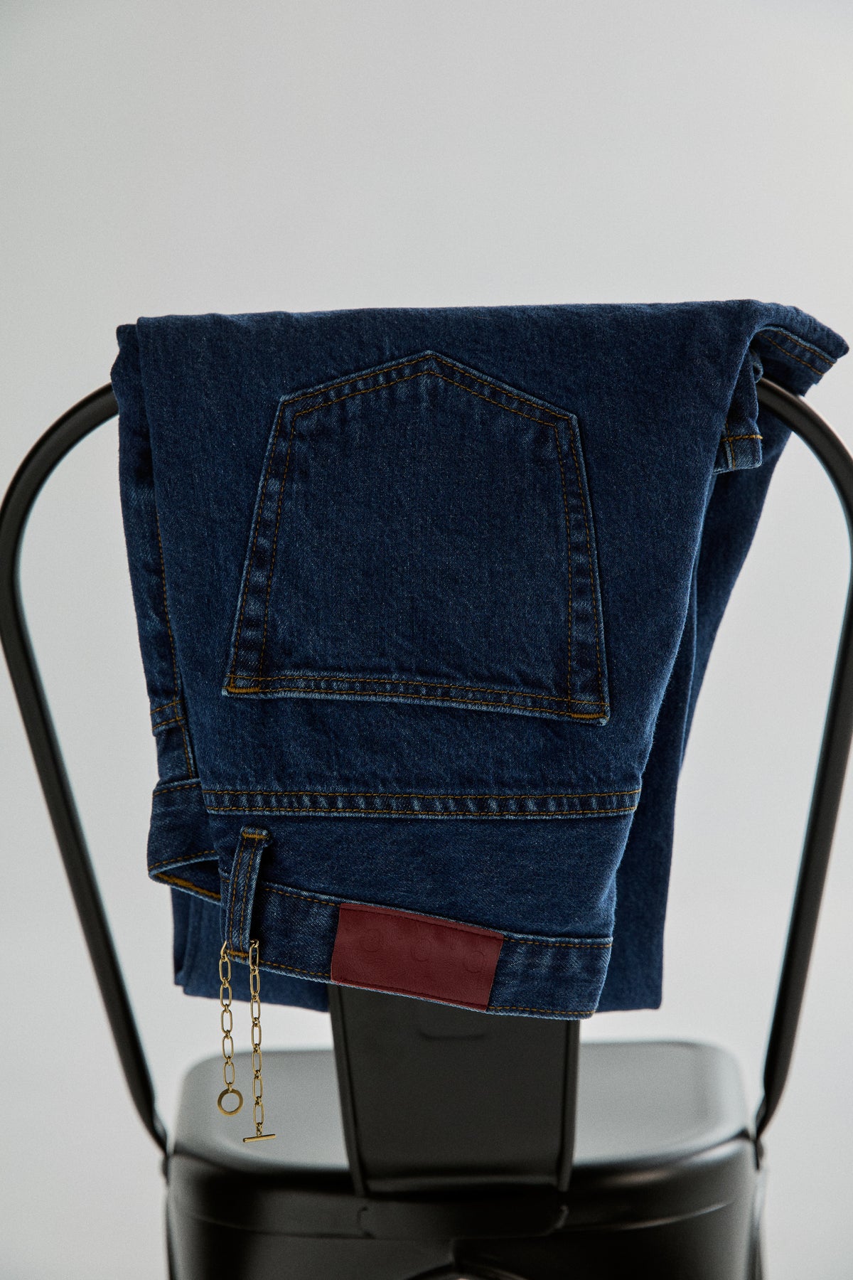 bound by oath No. 01 Straight Jeans — Indigo